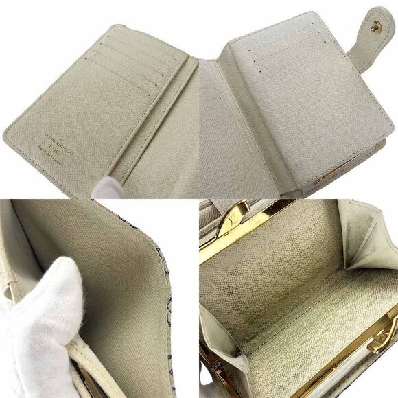 Louis Vuitton Wallet Monogram Mini Lin Porte M95659 Porte Monnaie Viennois - Picture 3 of 9